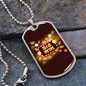 Big Win Jackpot Gambler Necklace Stainless Steel or 18k Gold Dog Tag 24" Chain-Express Your Love Gifts