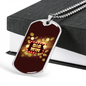Big Win Jackpot Gambler Necklace Stainless Steel or 18k Gold Dog Tag 24" Chain-Express Your Love Gifts