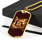 Big Win Jackpot Gambler Necklace Stainless Steel or 18k Gold Dog Tag 24" Chain-Express Your Love Gifts