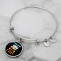 Bingo And Cats Bracelet Stainless Steel or 18k Gold Circle Bangle-Express Your Love Gifts