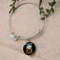 Bingo And Cats Bracelet Stainless Steel or 18k Gold Circle Bangle-Express Your Love Gifts