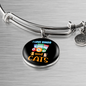 Bingo And Cats Bracelet Stainless Steel or 18k Gold Circle Bangle-Express Your Love Gifts