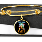 Bingo And Cats Bracelet Stainless Steel or 18k Gold Circle Bangle-Express Your Love Gifts