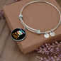 Bingo And Cats Bracelet Stainless Steel or 18k Gold Circle Bangle-Express Your Love Gifts