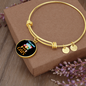 Bingo And Cats Bracelet Stainless Steel or 18k Gold Circle Bangle-Express Your Love Gifts