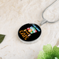 Bingo And Cats Circle Necklace Stainless Steel or 18k Gold 18-22"-Express Your Love Gifts