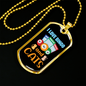 Bingo And Cats Necklace Stainless Steel or 18k Gold Dog Tag 24" Chain-Express Your Love Gifts