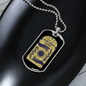Birth Chart Zodiac Necklace Stainless Steel or 18k Gold Dog Tag 24" Chain-Express Your Love Gifts