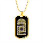 Birth Chart Zodiac Necklace Stainless Steel or 18k Gold Dog Tag 24" Chain-Express Your Love Gifts