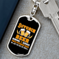 Bitcoin Beer Crypto Keychain Stainless Steel or 18k Gold Dog Tag Keyring-Express Your Love Gifts