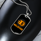 Bitcoin Believer Crypto Necklace Stainless Steel or 18k Gold Dog Tag 24-Express Your Love Gifts
