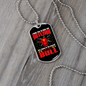 Bitcoin Bull Crypto Necklace Stainless Steel or 18k Gold Dog Tag 24" Chain-Express Your Love Gifts