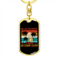 Bitcoin Cash Crypto Keychain Stainless Steel or 18k Gold Dog Tag Keyring-Express Your Love Gifts