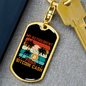 Bitcoin Cash Crypto Keychain Stainless Steel or 18k Gold Dog Tag Keyring-Express Your Love Gifts