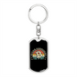 Bitcoin Currency Hundredaire Crypto Keychain Stainless Steel or 18k Gold Dog Tag Keyring-Express Your Love Gifts