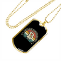 Bitcoin Currency Hundredaire Crypto Necklace Stainless Steel or 18k Gold Dog Tag 24" Chain-Express Your Love Gifts