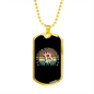 Bitcoin Currency Hundredaire Crypto Necklace Stainless Steel or 18k Gold Dog Tag 24" Chain-Express Your Love Gifts
