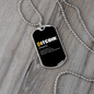 Bitcoin Defined Crypto Necklace Stainless Steel or 18k Gold Dog Tag 24" Chain-Express Your Love Gifts