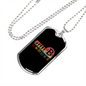 Bitcoin Evolution Crypto Necklace Stainless Steel or 18k Gold Dog Tag 24" Chain-Express Your Love Gifts