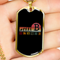 Bitcoin Evolution Crypto Necklace Stainless Steel or 18k Gold Dog Tag 24" Chain-Express Your Love Gifts