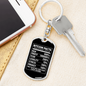 Bitcoin Facts Crypto Keychain Stainless Steel or 18k Gold Dog Tag Keyring-Express Your Love Gifts