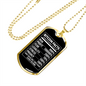 Bitcoin Facts Crypto Necklace Stainless Steel or 18k Gold Dog Tag 24" Chain-Express Your Love Gifts