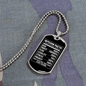Bitcoin Facts Crypto Necklace Stainless Steel or 18k Gold Dog Tag 24" Chain-Express Your Love Gifts