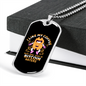 Bitcoin Haters Coffee Crypto Necklace Stainless Steel or 18k Gold Dog Tag 24" Chain-Express Your Love Gifts