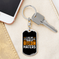Bitcoin Haters Crypto Keychain Stainless Steel or 18k Gold Dog Tag Keyring-Express Your Love Gifts