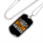 Bitcoin Haters Crypto Necklace Stainless Steel or 18k Gold Dog Tag 24" Chain-Express Your Love Gifts