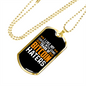 Bitcoin Haters Crypto Necklace Stainless Steel or 18k Gold Dog Tag 24" Chain-Express Your Love Gifts