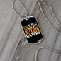 Bitcoin Haters Crypto Necklace Stainless Steel or 18k Gold Dog Tag 24" Chain-Express Your Love Gifts
