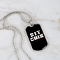 Bitcoin Hodler Crypto Necklace Stainless Steel or 18k Gold Dog Tag 24" Chain-Express Your Love Gifts
