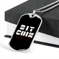 Bitcoin Hodler Crypto Necklace Stainless Steel or 18k Gold Dog Tag 24" Chain-Express Your Love Gifts