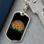 Bitcoin Hundredaire Stars Crypto Keychain Stainless Steel or 18k Gold Dog Tag Keyring-Express Your Love Gifts