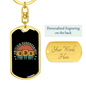 Bitcoin Hundredaire Stars Crypto Keychain Stainless Steel or 18k Gold Dog Tag Keyring-Express Your Love Gifts