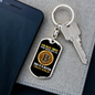 Bitcoin is Better Than Gold Crypto Keychain Stainless Steel or 18k Gold Dog Tag Keyring-Express Your Love Gifts