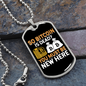 Bitcoin is Dead 1 Crypto Necklace Stainless Steel or 18k Gold Dog Tag 24" Chain-Express Your Love Gifts