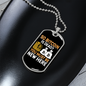 Bitcoin is Dead 1 Crypto Necklace Stainless Steel or 18k Gold Dog Tag 24" Chain-Express Your Love Gifts