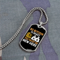 Bitcoin is Dead 1 Crypto Necklace Stainless Steel or 18k Gold Dog Tag 24" Chain-Express Your Love Gifts
