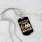 Bitcoin is Dead 1 Crypto Necklace Stainless Steel or 18k Gold Dog Tag 24" Chain-Express Your Love Gifts