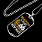 Bitcoin is Dead 1 Crypto Necklace Stainless Steel or 18k Gold Dog Tag 24" Chain-Express Your Love Gifts