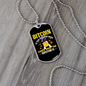 Bitcoin is The Answer Crypto Necklace Stainless Steel or 18k Gold Dog Tag 24" Chain-Express Your Love Gifts
