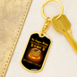 Bitcoin Itself Crypto Keychain Stainless Steel or 18k Gold Dog Tag Keyring-Express Your Love Gifts