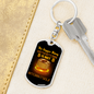 Bitcoin Itself Crypto Keychain Stainless Steel or 18k Gold Dog Tag Keyring-Express Your Love Gifts