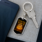 Bitcoin Itself Crypto Keychain Stainless Steel or 18k Gold Dog Tag Keyring-Express Your Love Gifts