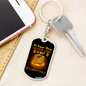 Bitcoin Itself Crypto Keychain Stainless Steel or 18k Gold Dog Tag Keyring-Express Your Love Gifts