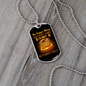 Bitcoin Itself Crypto Necklace Stainless Steel or 18k Gold Dog Tag 24" Chain-Express Your Love Gifts