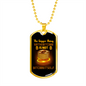 Bitcoin Itself Crypto Necklace Stainless Steel or 18k Gold Dog Tag 24" Chain-Express Your Love Gifts