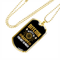 Bitcoin Makes Me Happy Crypto Necklace Stainless Steel or 18k Gold Dog Tag 24" Chain-Express Your Love Gifts